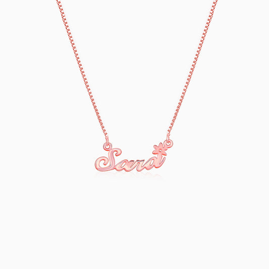 Rose Gold Personalised Self Love Pendant