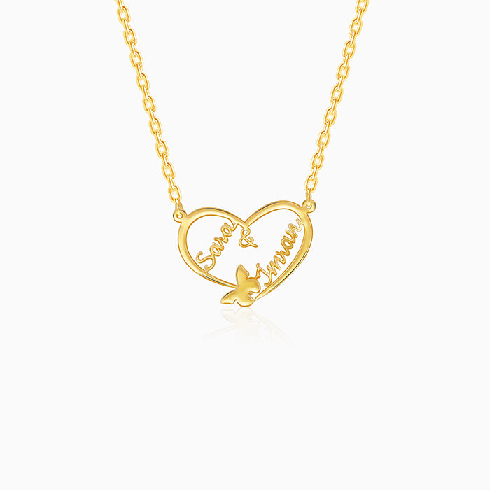 Gold Personalised Forever Yours Pendant