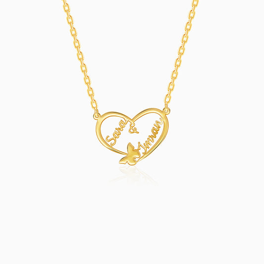 Gold Personalised Forever Yours Pendant