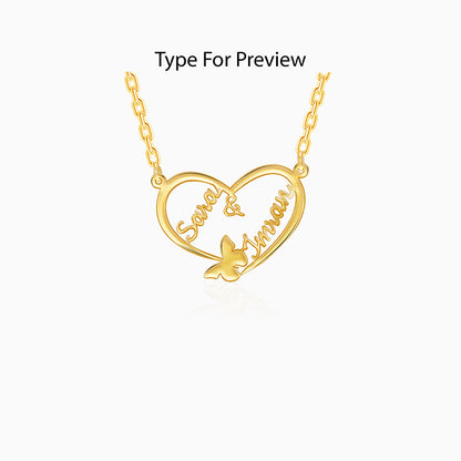 Gold Personalised Forever Yours Pendant