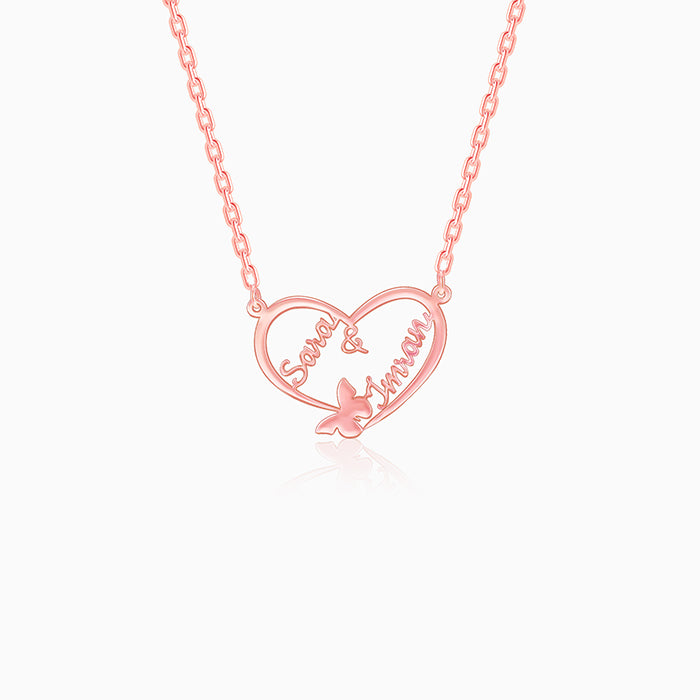 Rose Gold Personalised Forever Yours Pendant