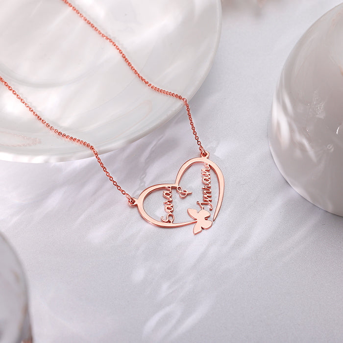 Rose Gold Personalised Forever Yours Pendant