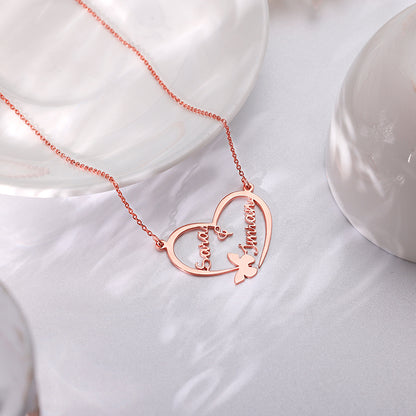 Rose Gold Personalised Forever Yours Pendant