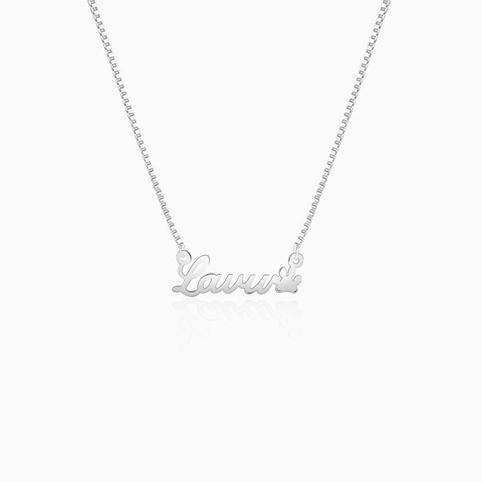 Silver Personalised Dog Lover Necklace