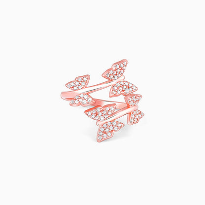 Rose Gold Fluttering Ring