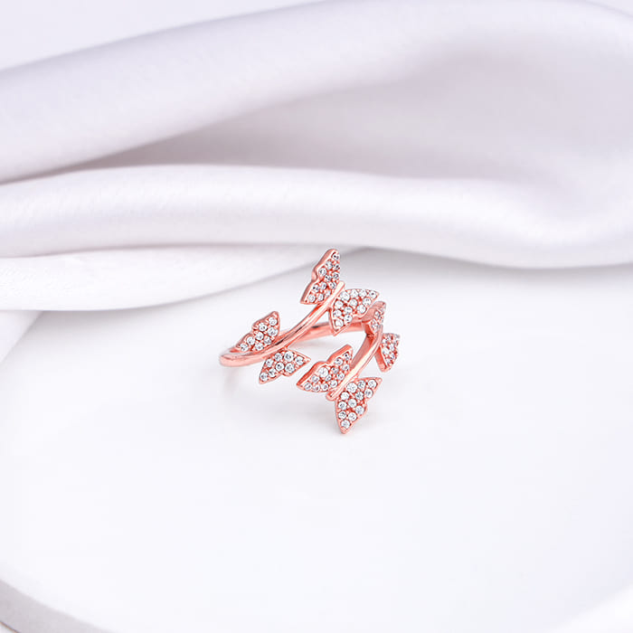 Rose Gold Fluttering Ring