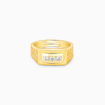 Golden Eternal Bliss Ring for Him