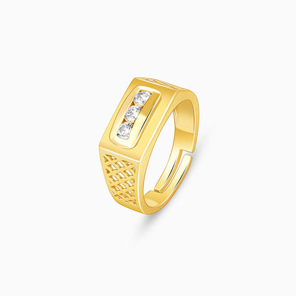 Golden Eternal Bliss Ring for Him