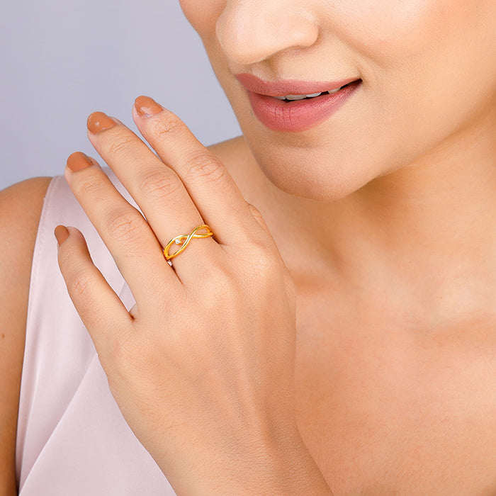 James Avery 14K Gold Petite Infinity Ring | Dillard's