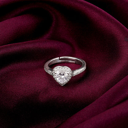 Silver Hearts Harmony Ring