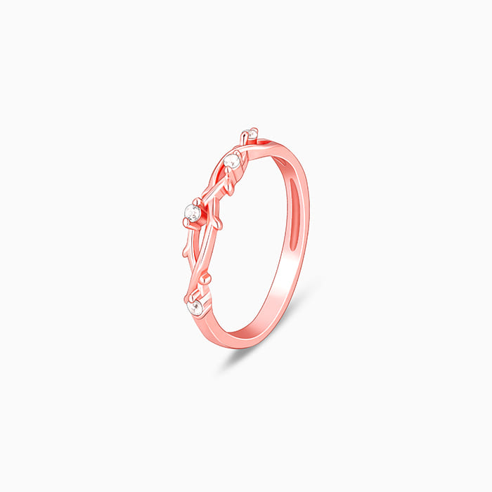 Rose Gold Wreath Ring