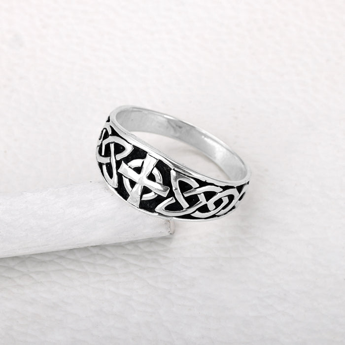 から厳選した Classic Sterling Silver Anchor Ring ユニセックス