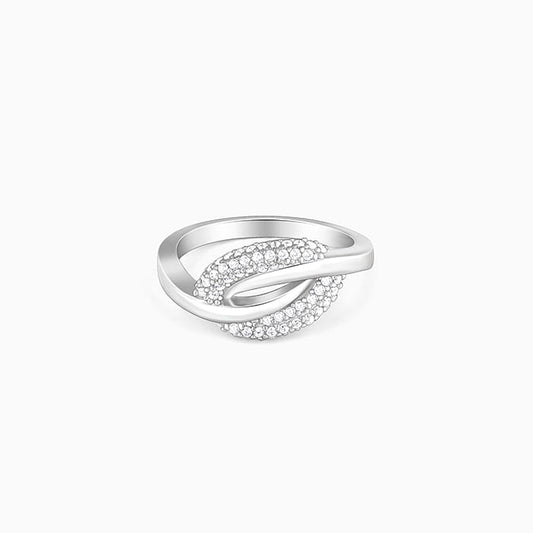 Silver Oval Touch Ring