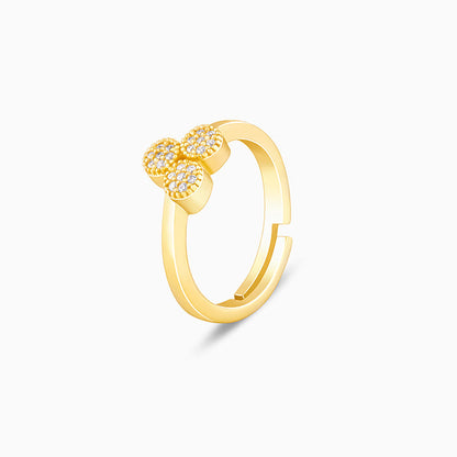 Golden Circuit Ring