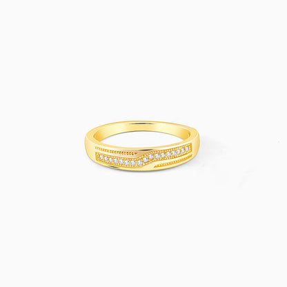 Golden Prominence Ring For Him