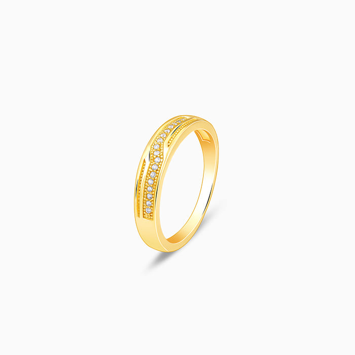 Golden Prominence Ring For Him