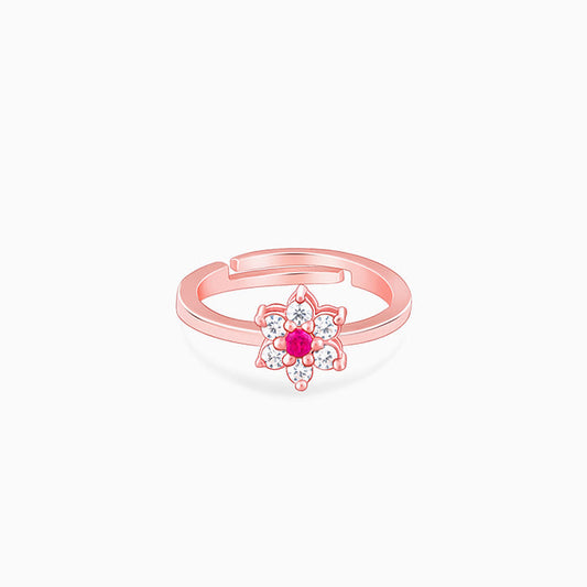 Rose Gold Flower Power Ring