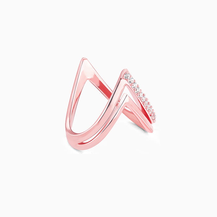 Rose Gold Blissful Beauty Vanki Ring