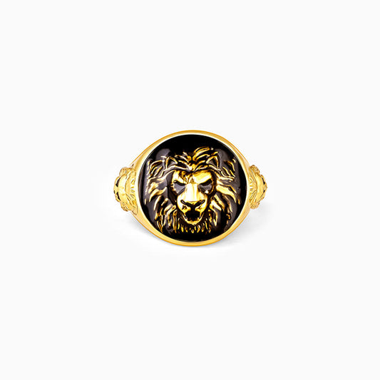Golden Roar Of Lion Ring For Him