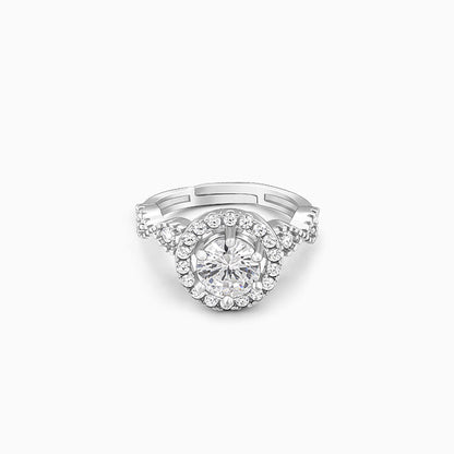 Silver Zirconia Jubilee Ring