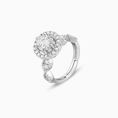 Silver Zirconia Jubilee Ring