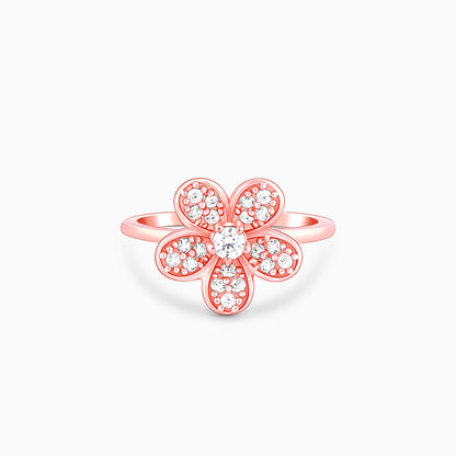 Rose Gold Floret Ring