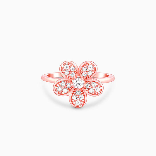 Rose Gold Floret Ring