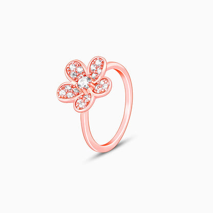 Rose Gold Floret Ring