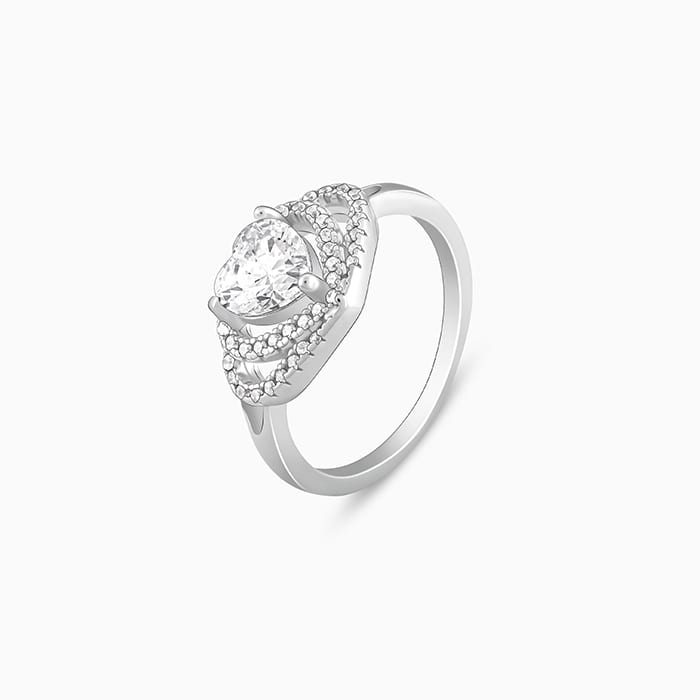Silver Heart Grows Ring