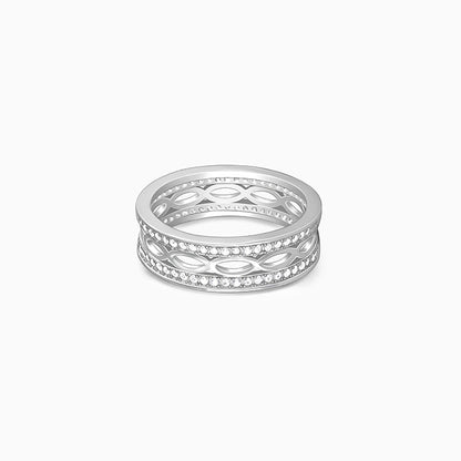 Silver Jali Ring