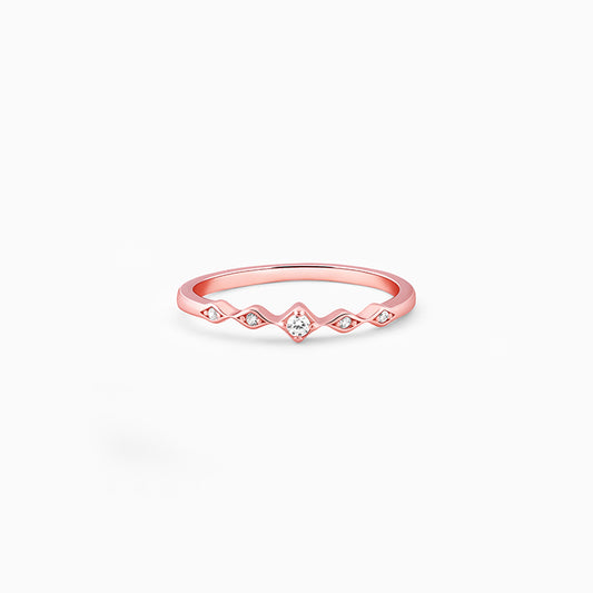 Rose Gold Flamme Ring