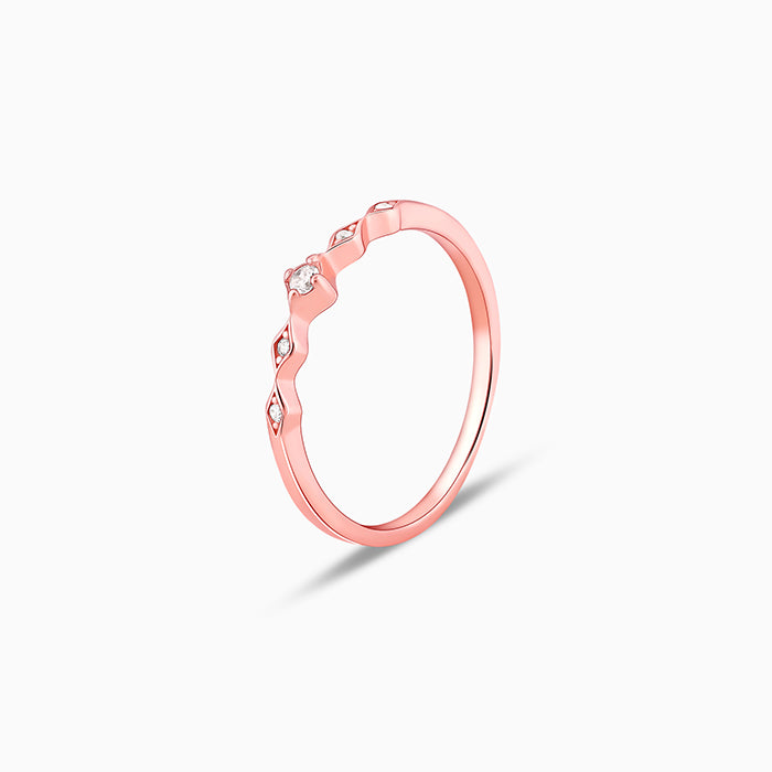 Rose Gold Flamme Ring