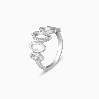 Silver Marquise Shape Ring