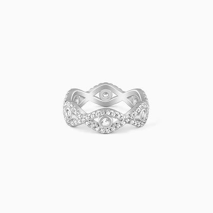 Silver Orbed Ring