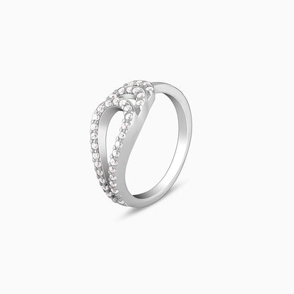 Silver Trailing Loop Ring