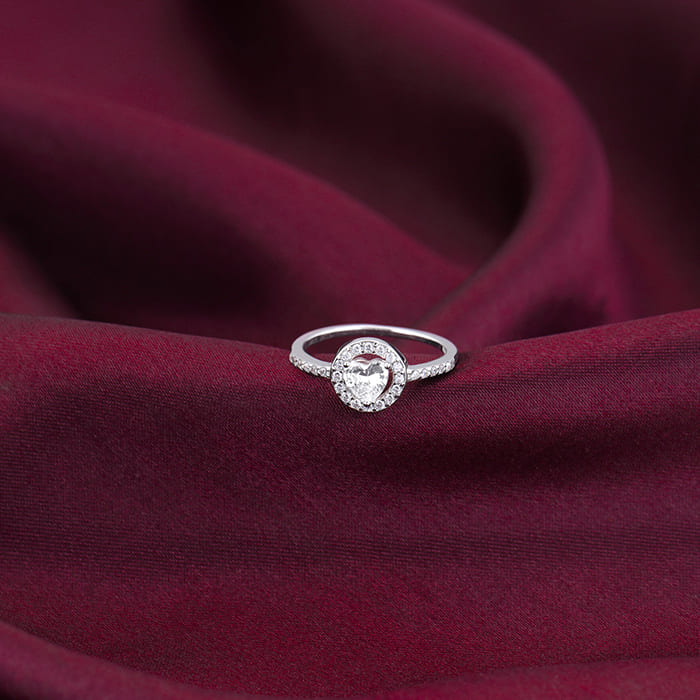 Silver Pure Love Ring