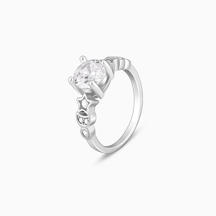 Silver Celeste Ring