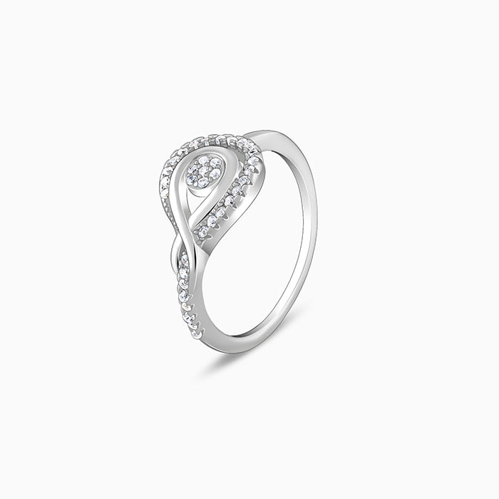 Silver Entwined Ring