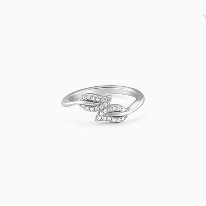 Silver Be-Leaf Me Ring