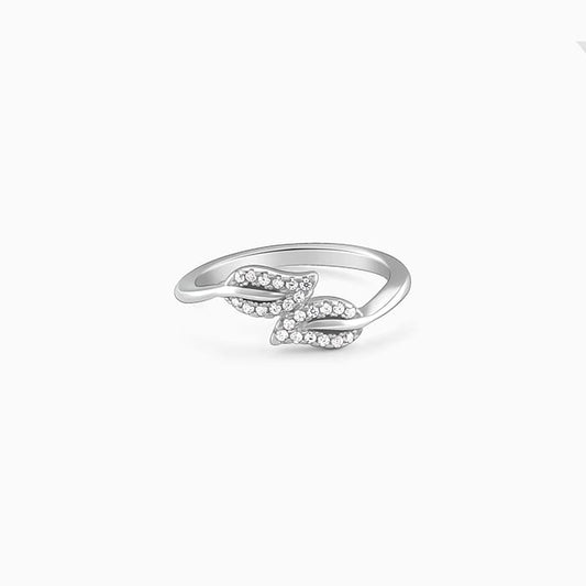 Silver Be-Leaf Me Ring