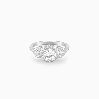 Silver Emblem of Love Ring