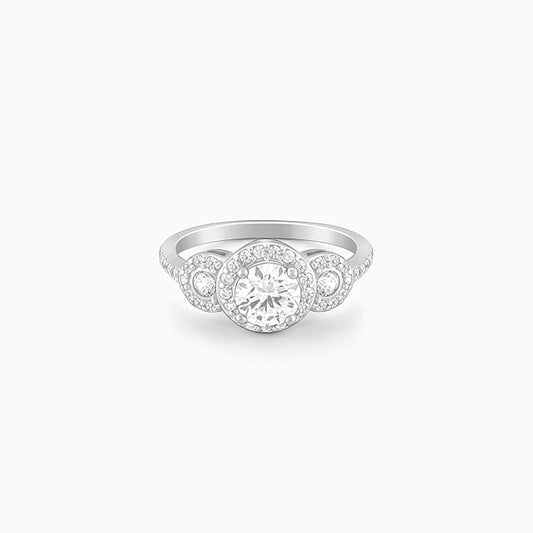 Silver Emblem of Love Ring