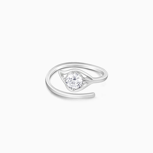 Silver Falling Dew Ring