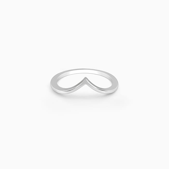 Silver Sleek Vanki Ring