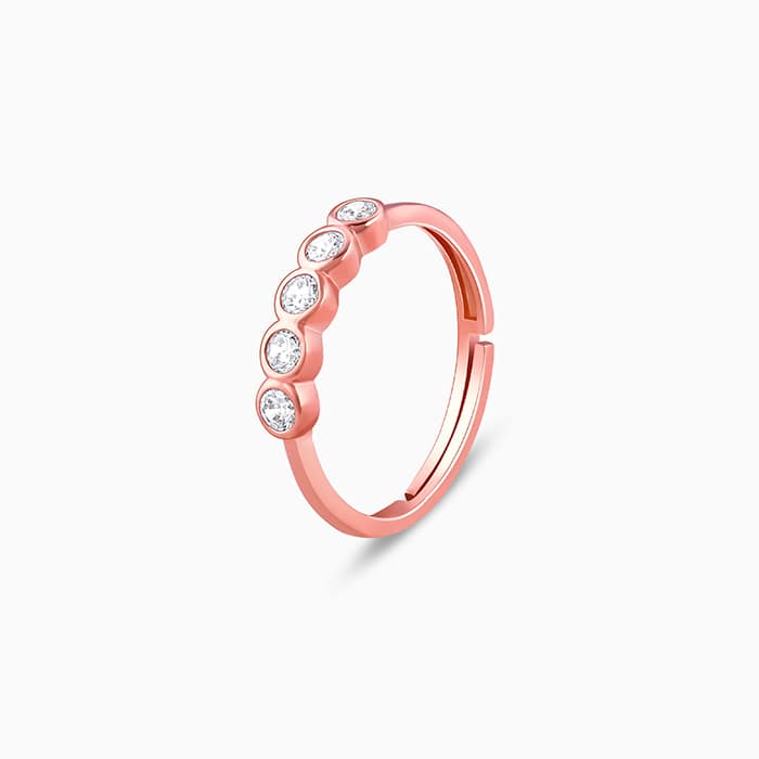 Rose Gold Bubble Ring