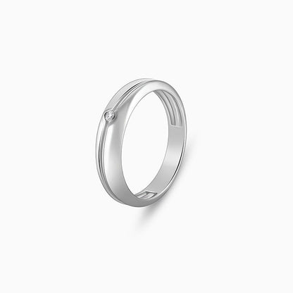 Silver Classical Ring For Him