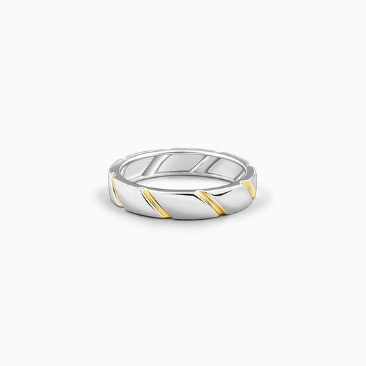 Dual Tone Charismatic Ring For Him