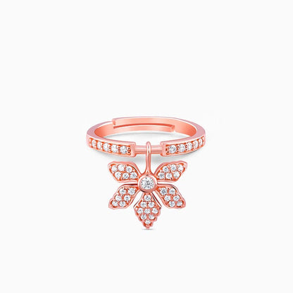 Rose Gold Pink Exotic Ebony Ring