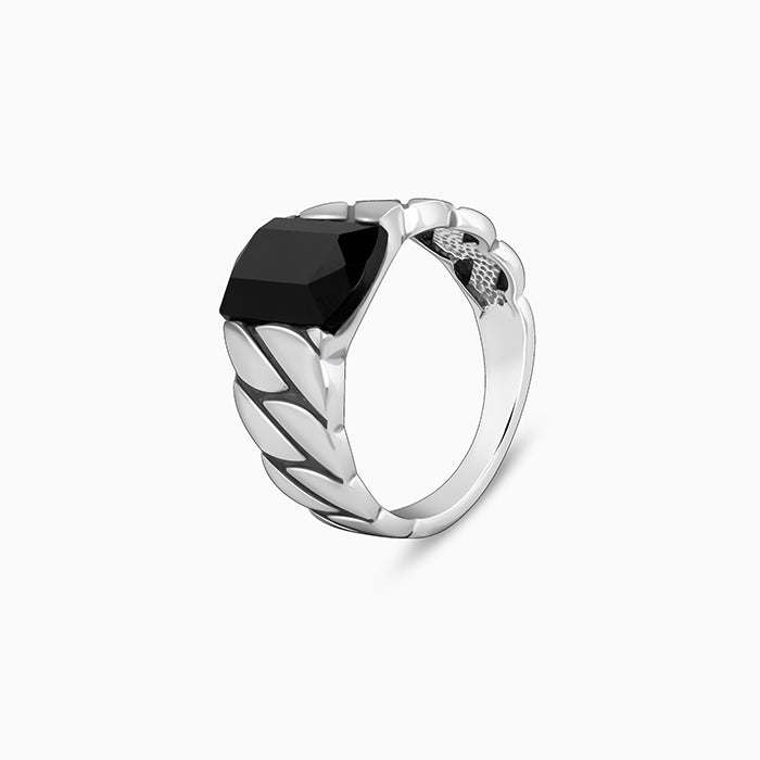 Black Rhodium Impeccable Ring For Him