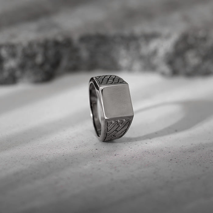 Black Rhodium Ultimate Ring For Him